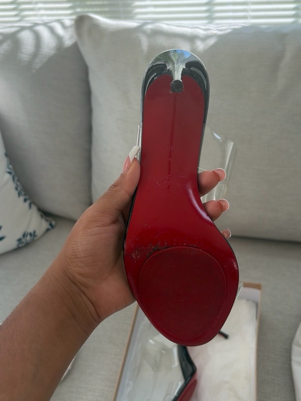 Christian Louboutin Black Women's Shoes - Picture 6 of 10